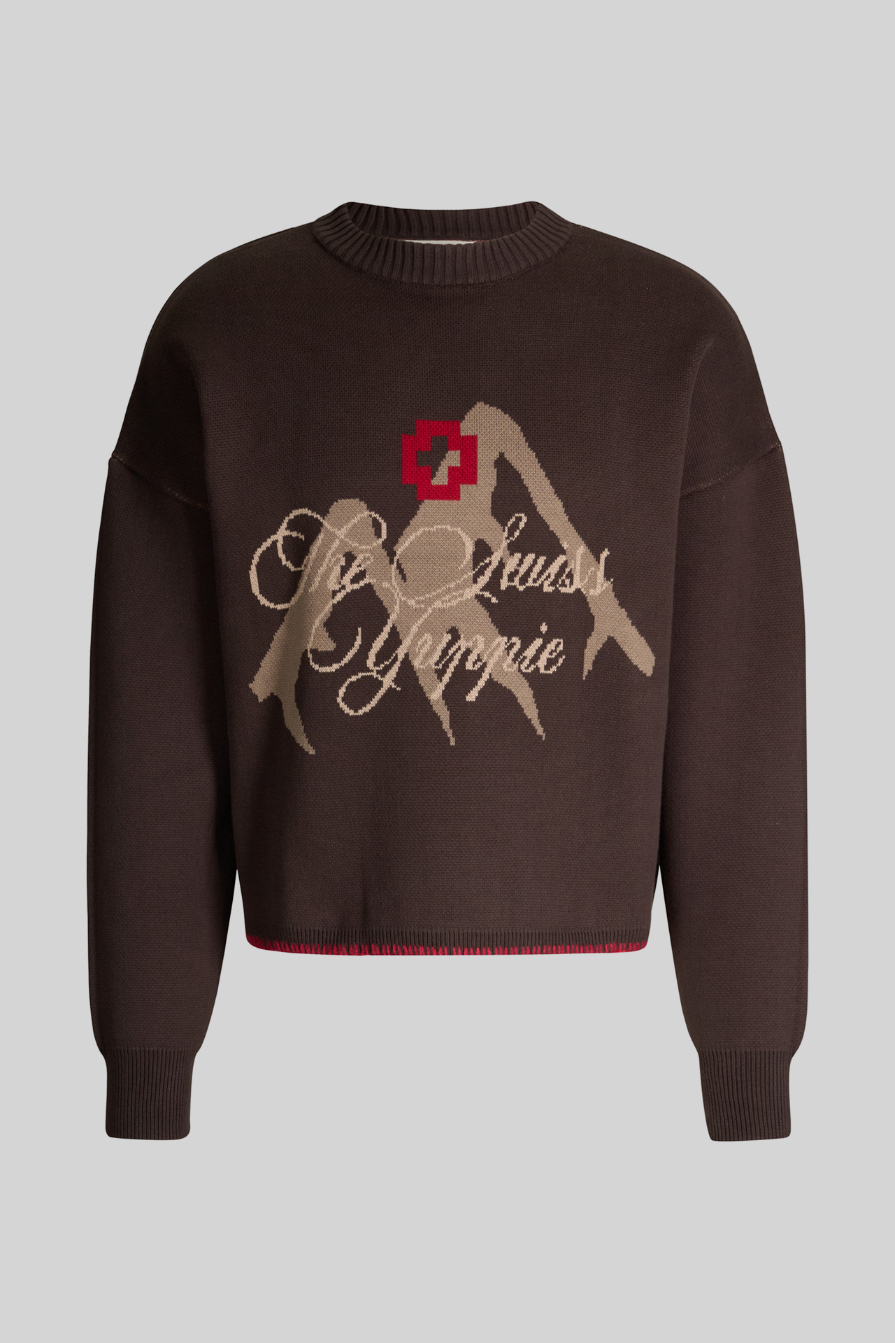 The Swiss Yuppie Knitwear Sweater, braun