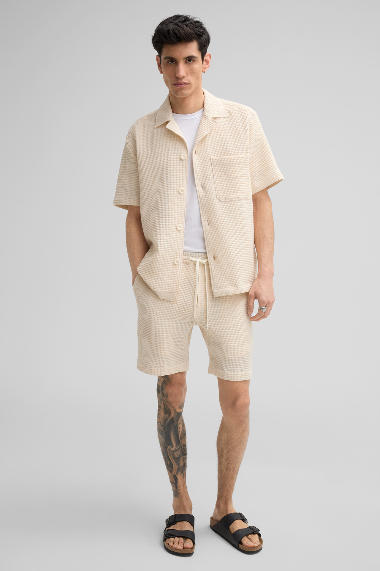 Piqué-Shirt Noem, natural