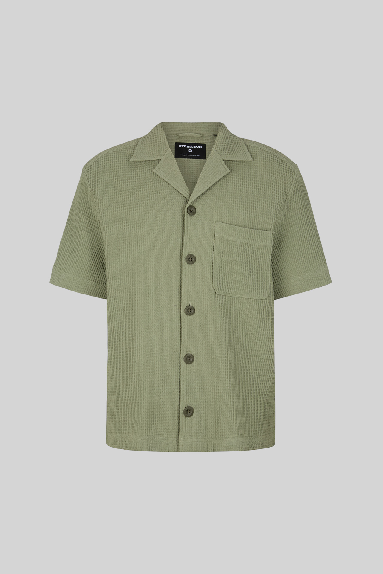 Piqué-Shirt Noem, oliv