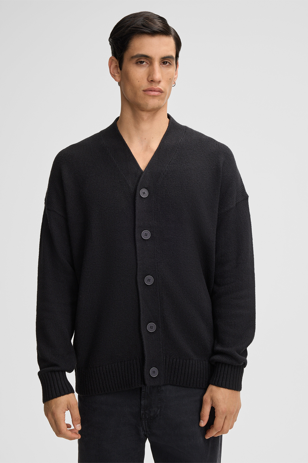 Strickjacke Tito, schwarz