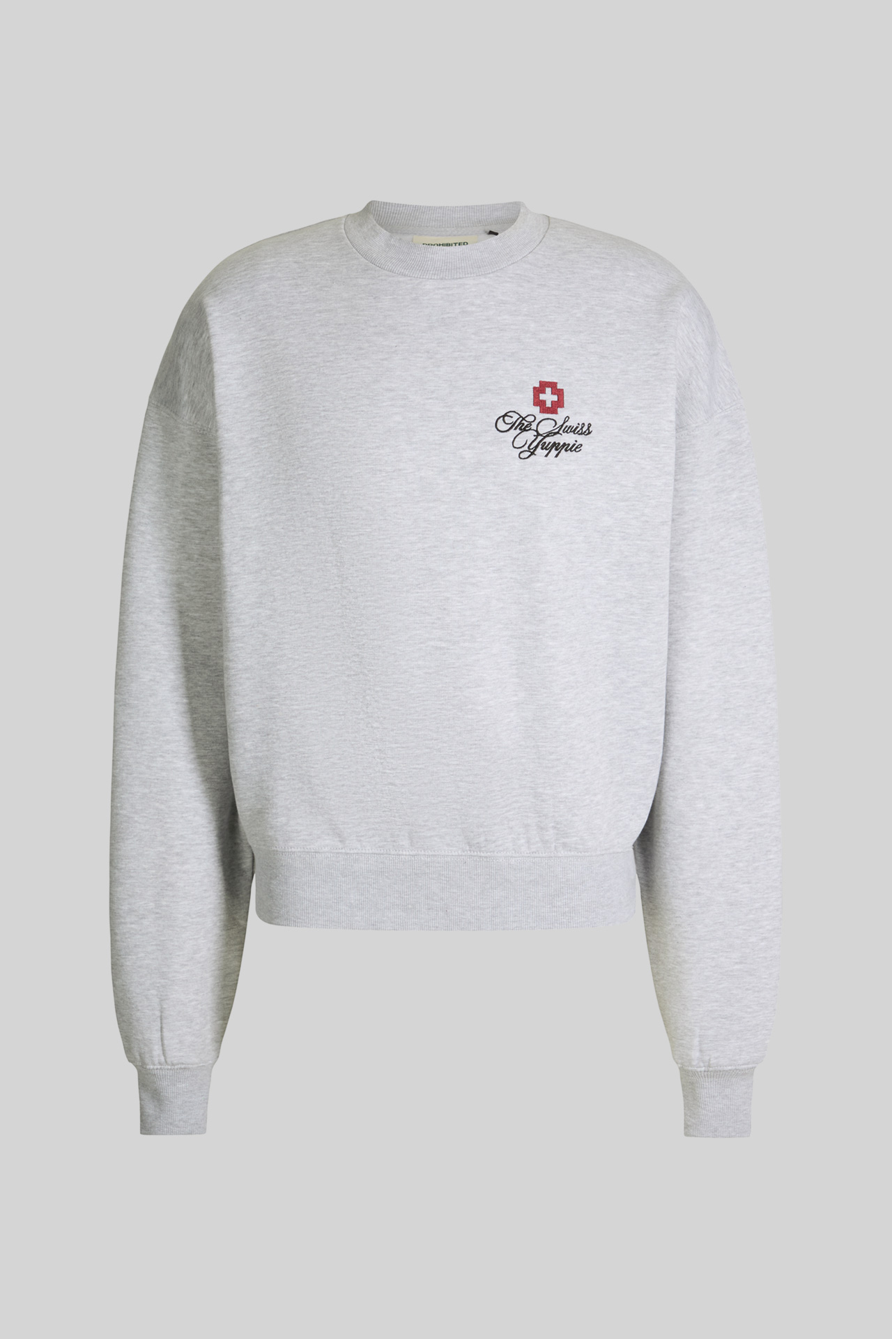 The Swiss Yuppie Crew Neck Sweater, grau