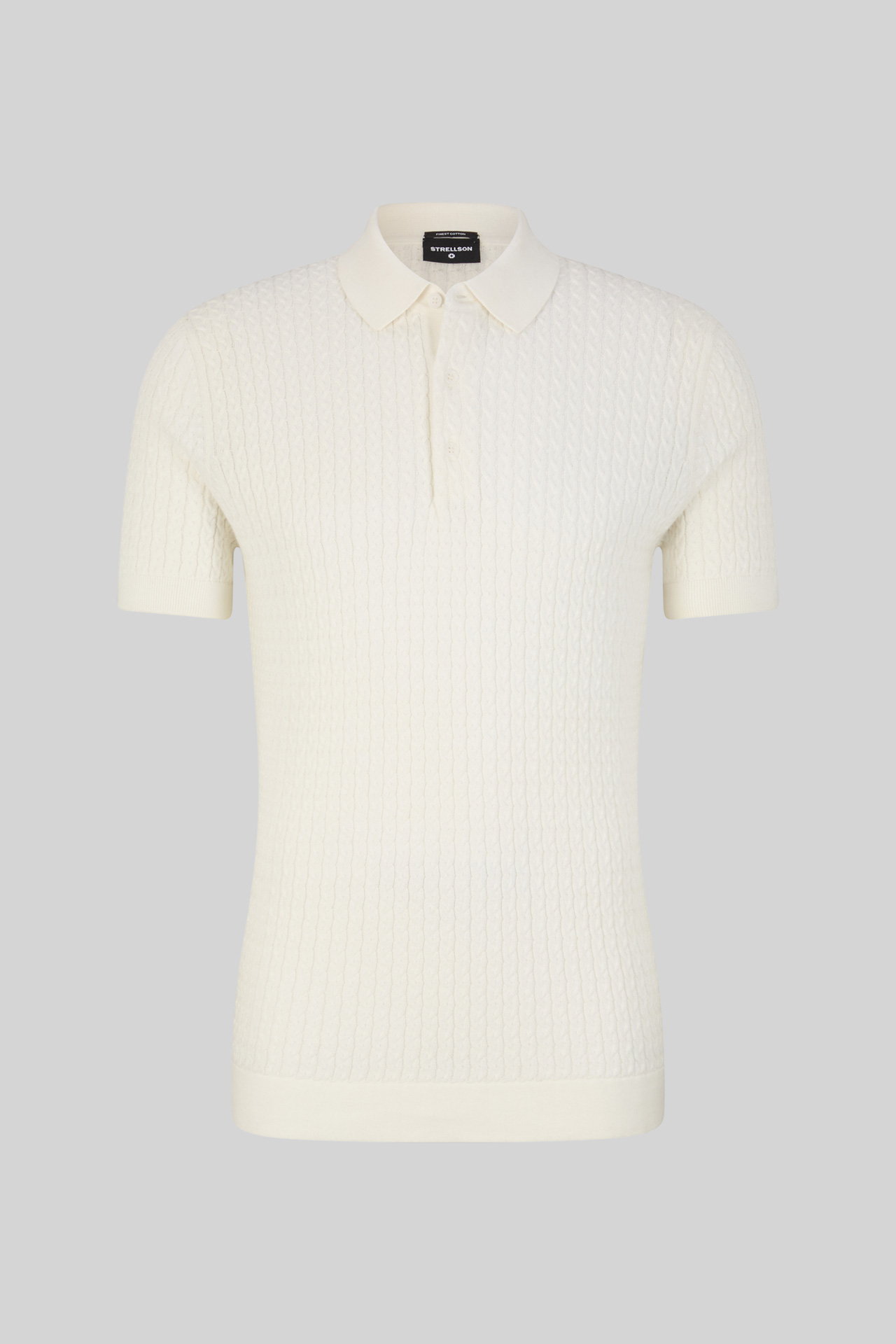 Strick-Poloshirt Kito, creme