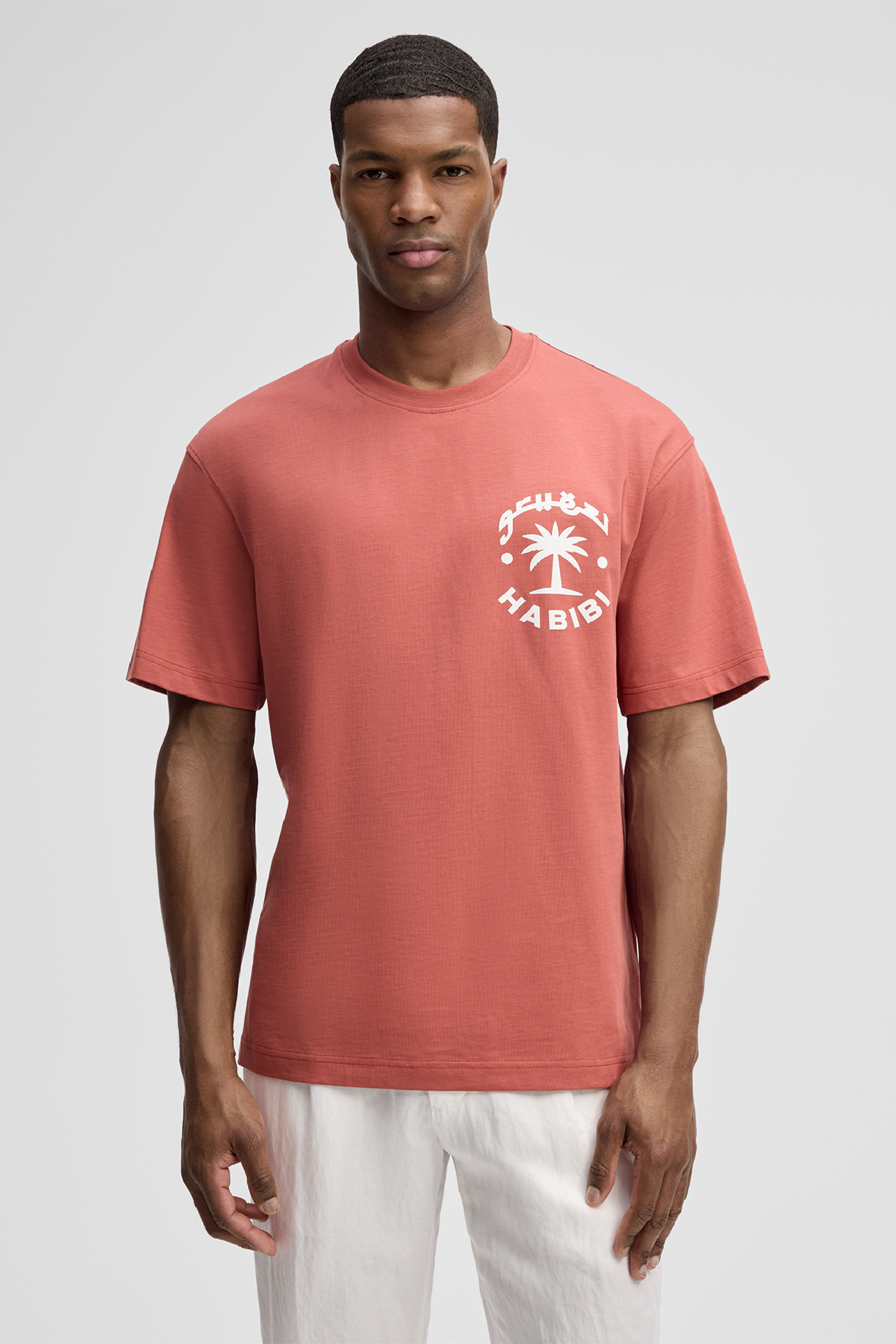 T-Shirt Karan, rostrot