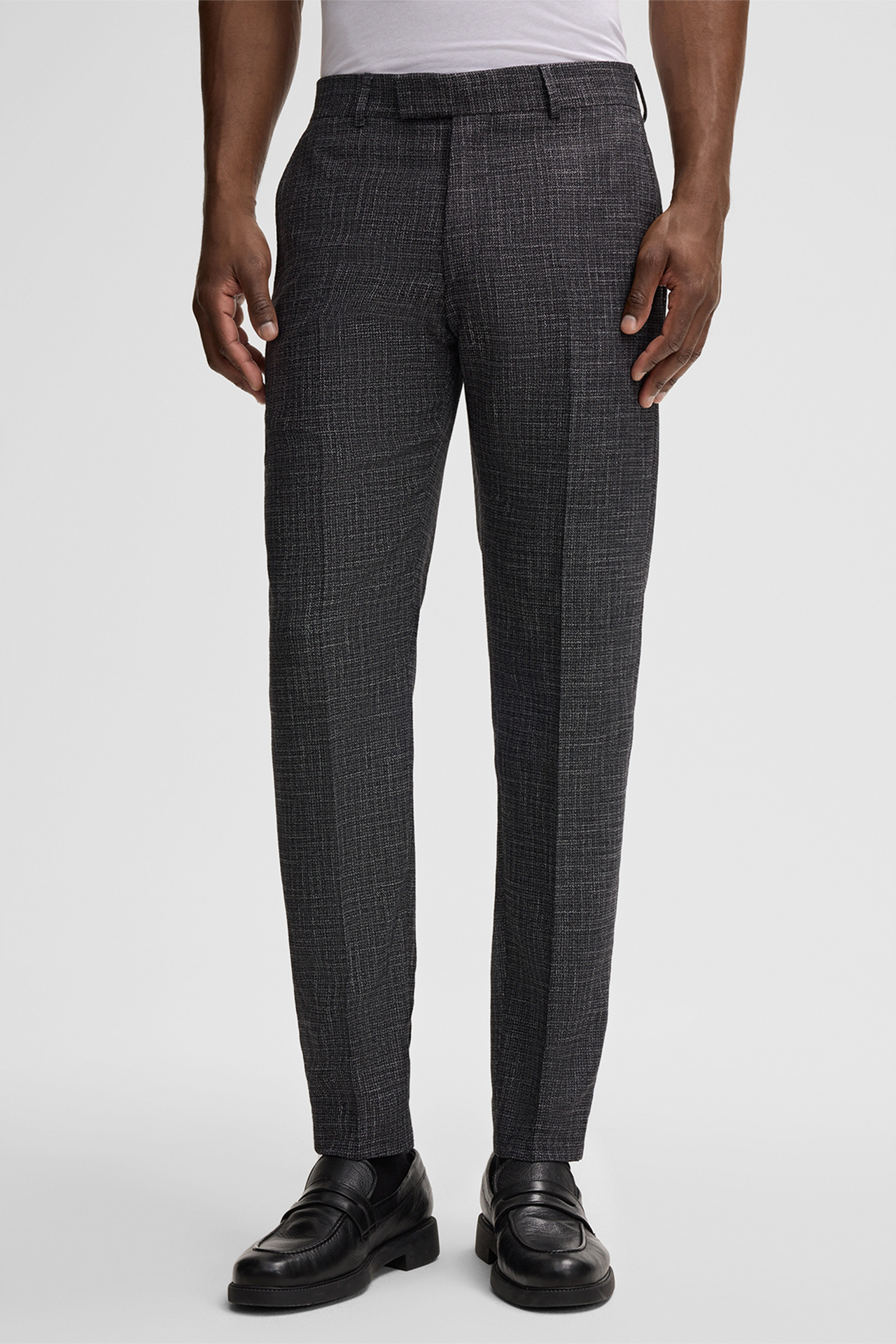 Baukasten-Anzughose Melwin, anthrazit meliert