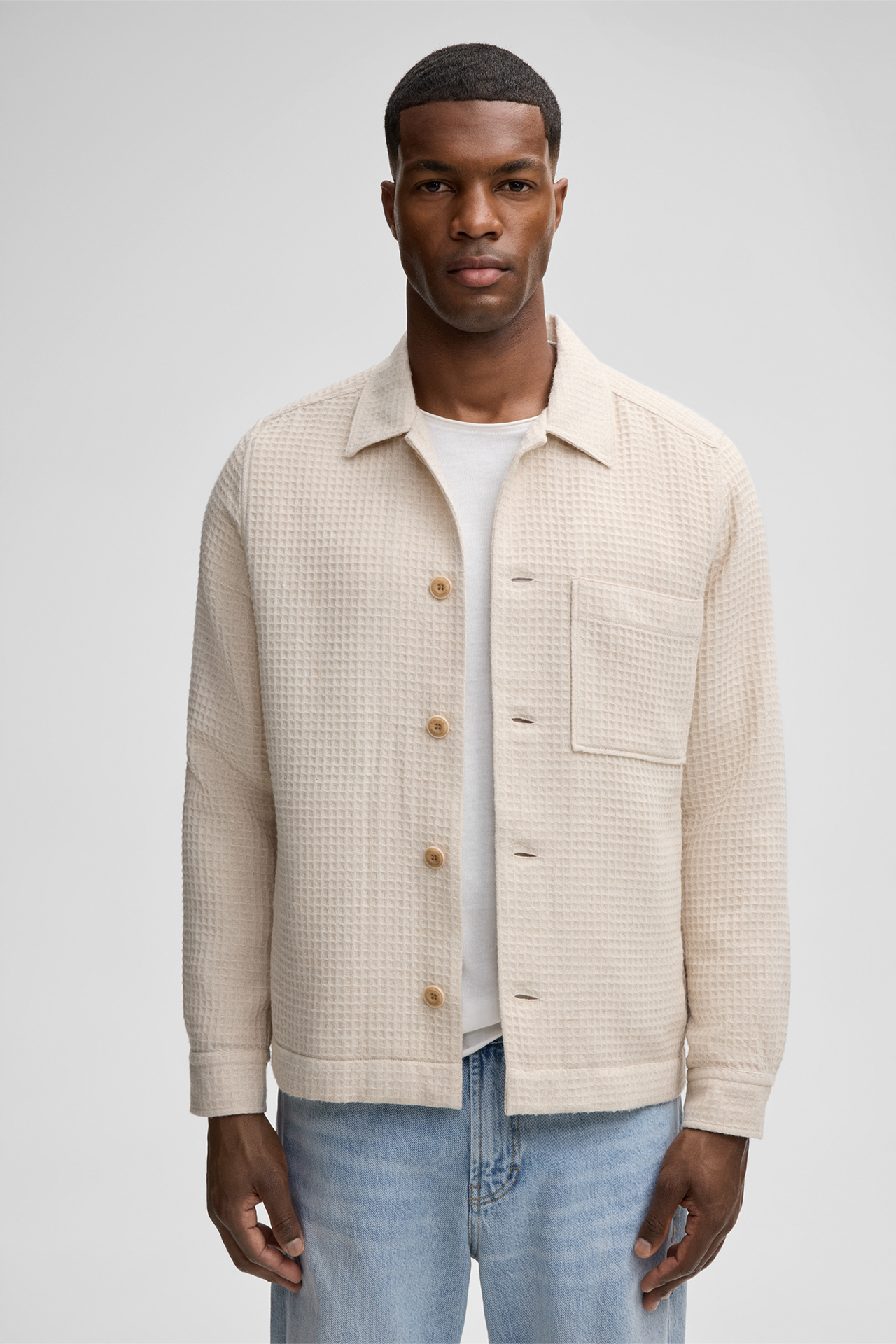 Overshirt Noel, beige