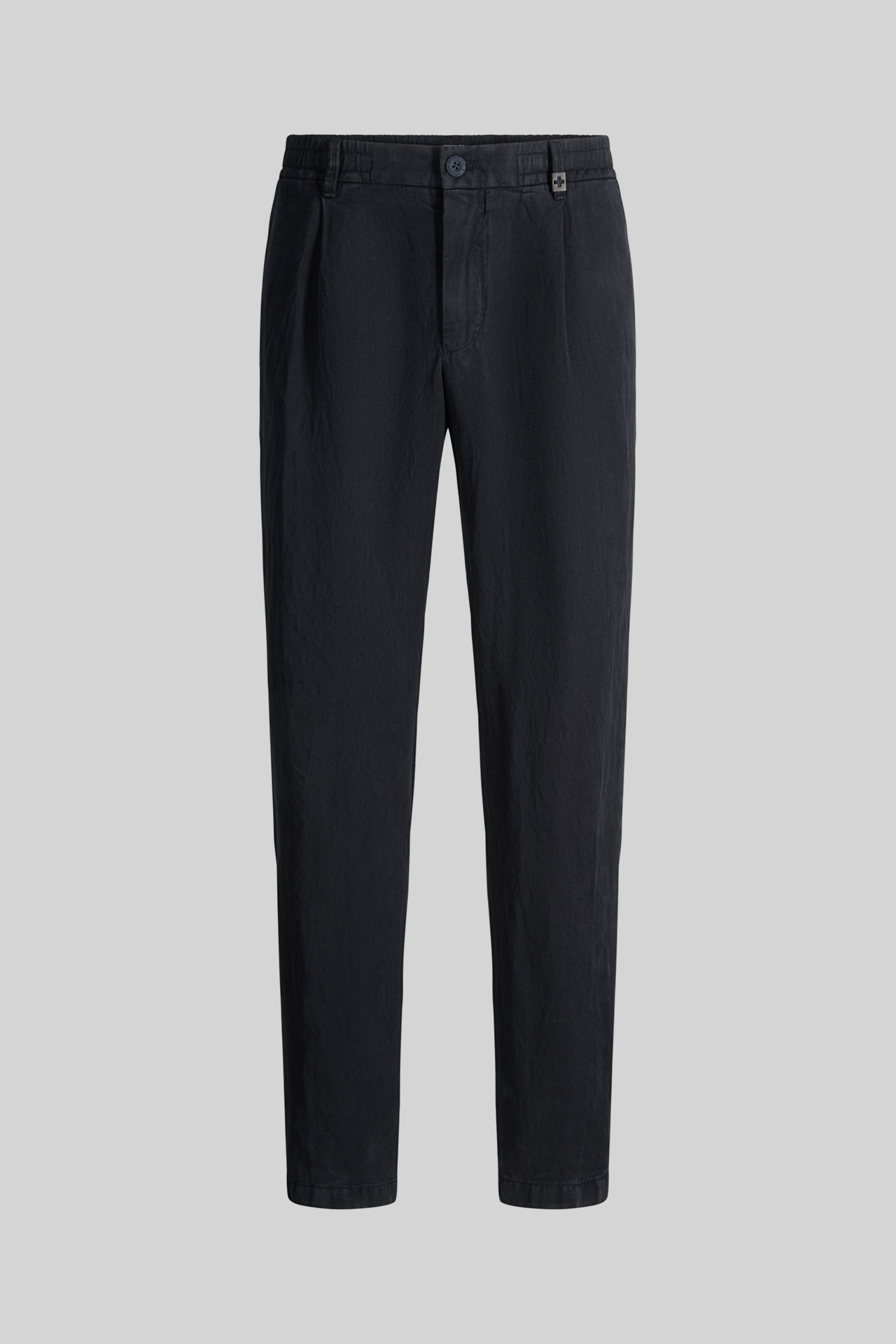 Chino Lui mit Leinenanteil, navy