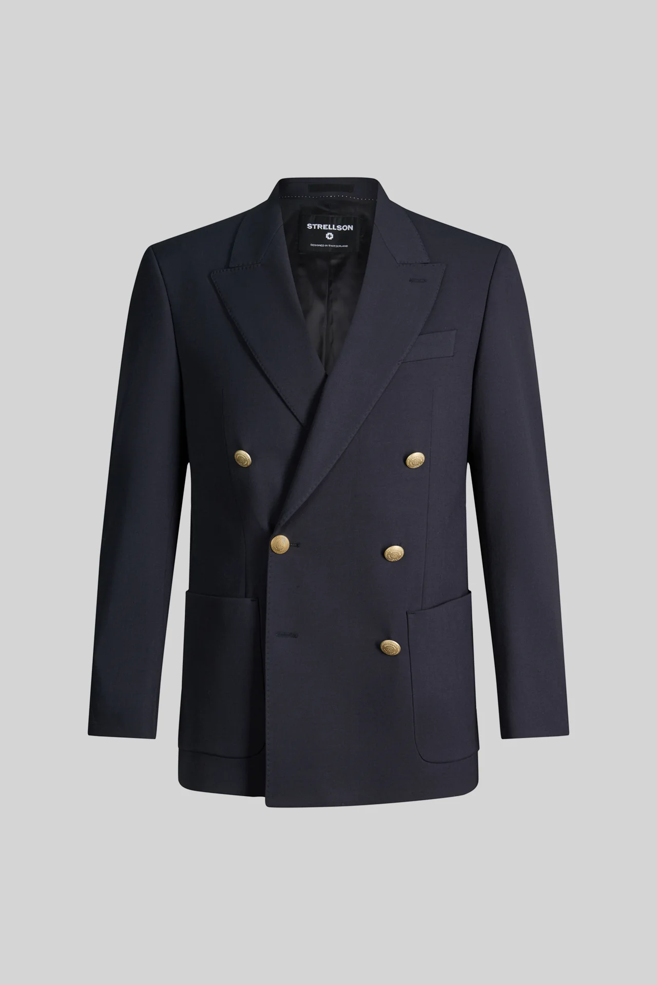 Doppelreiher-Baukasten-Sakko, navy