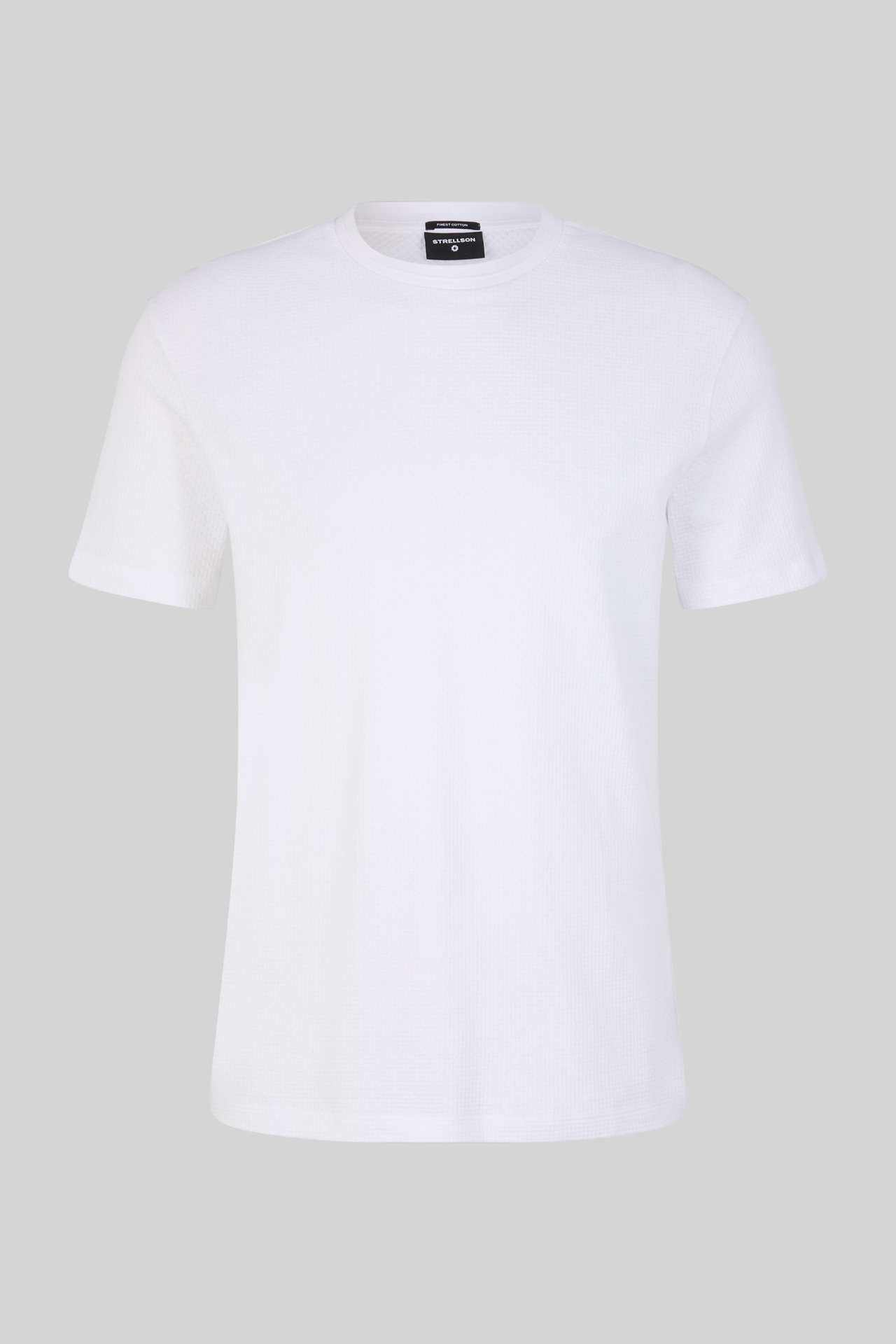 Piqué-T-Shirt Fisher, weiß