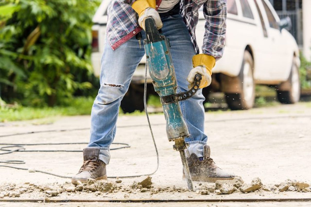 28+ How do you break up thick concrete