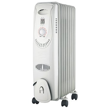 Portable Electric Radiator Heater - HSS Hire