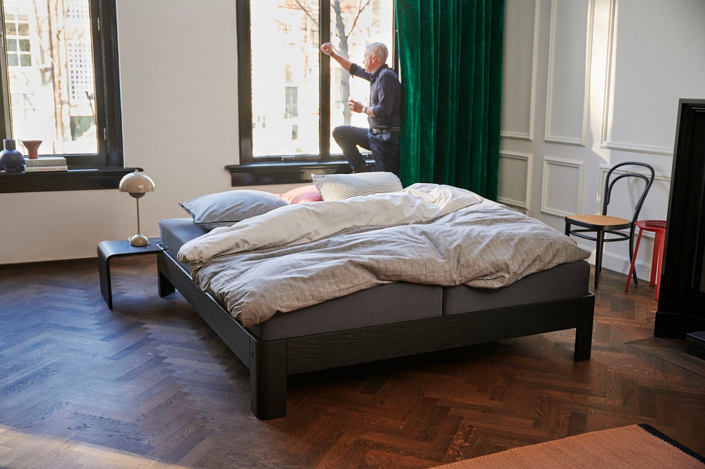 Auping Bett Auronde Midnight black