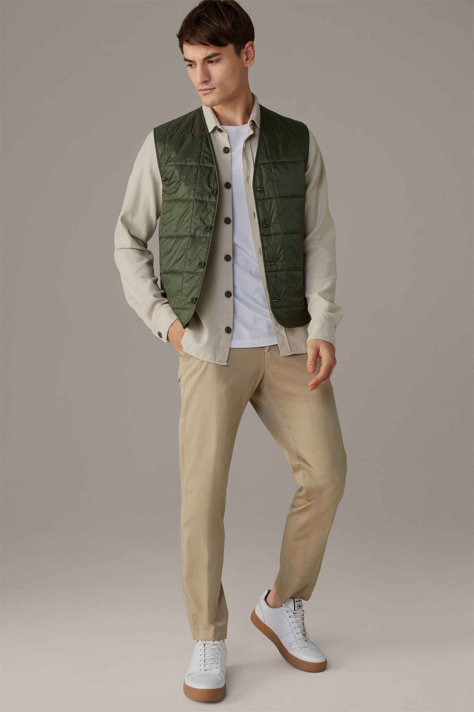 Outerwear Steppweste Geo, oliv
