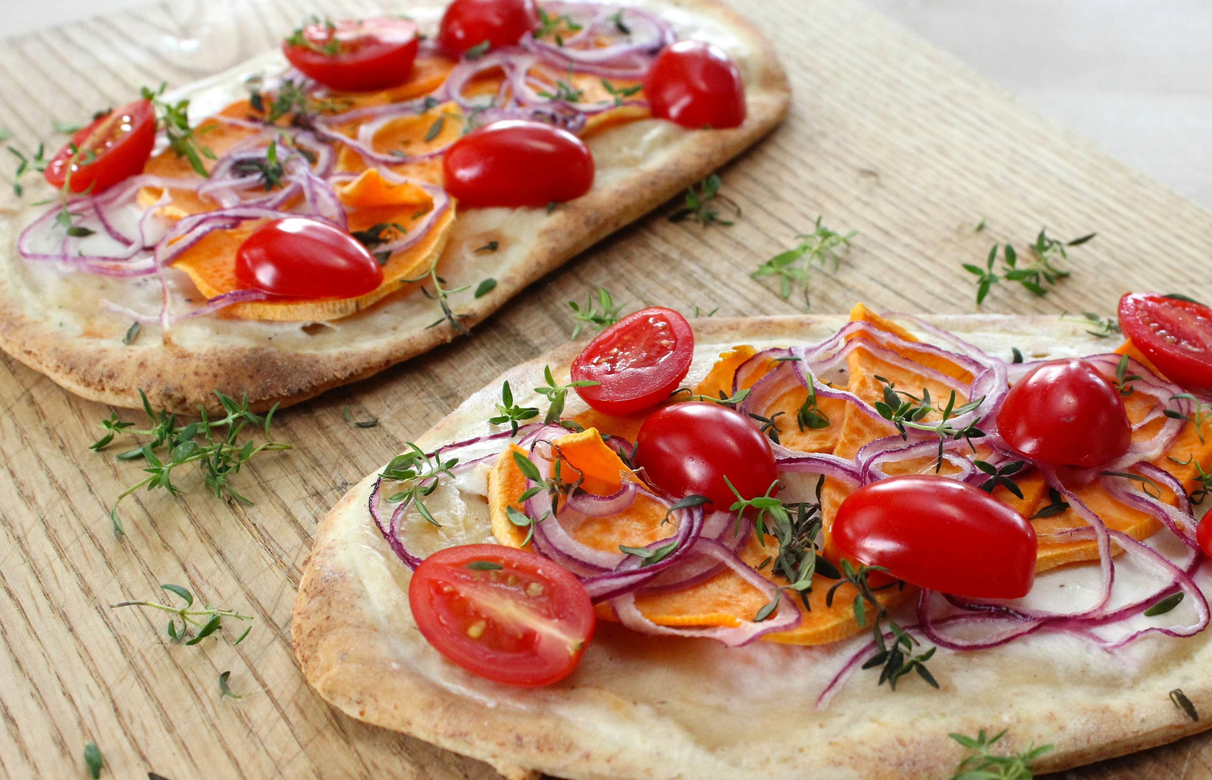 Rezeptidee: Veganer Flammkuchen mit Weizenkeimen