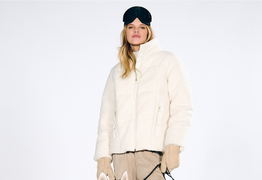 JOOP! Woman in cream winter jacket