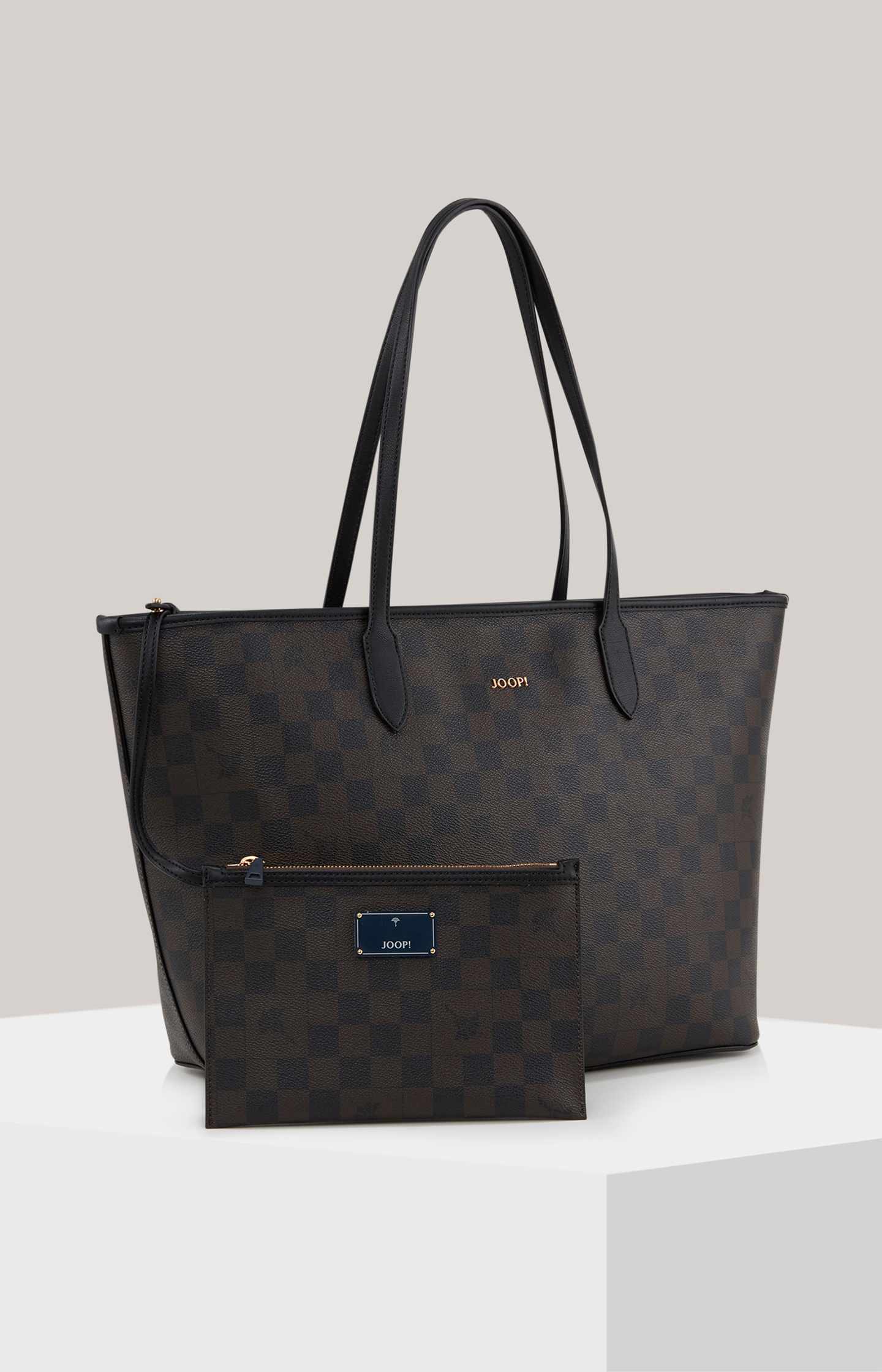 Shopper Cortina Piazza Lara in Braun