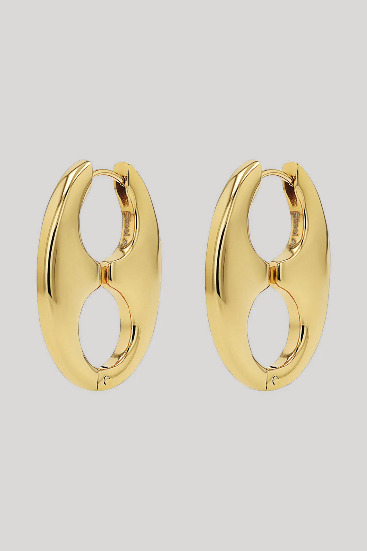 Gold hoop earrings