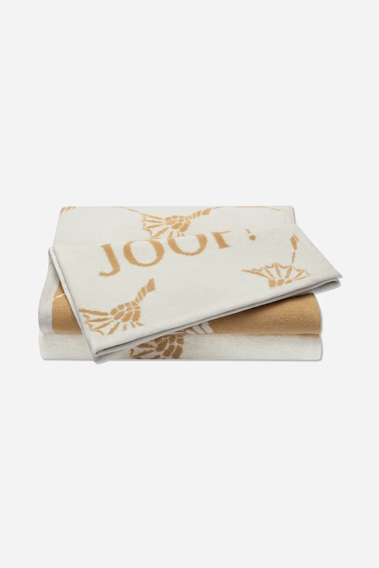 Wohndecke JOOP! OUTDOOR CORNFLOWER in Natur/Curry, 125 x 170 cm