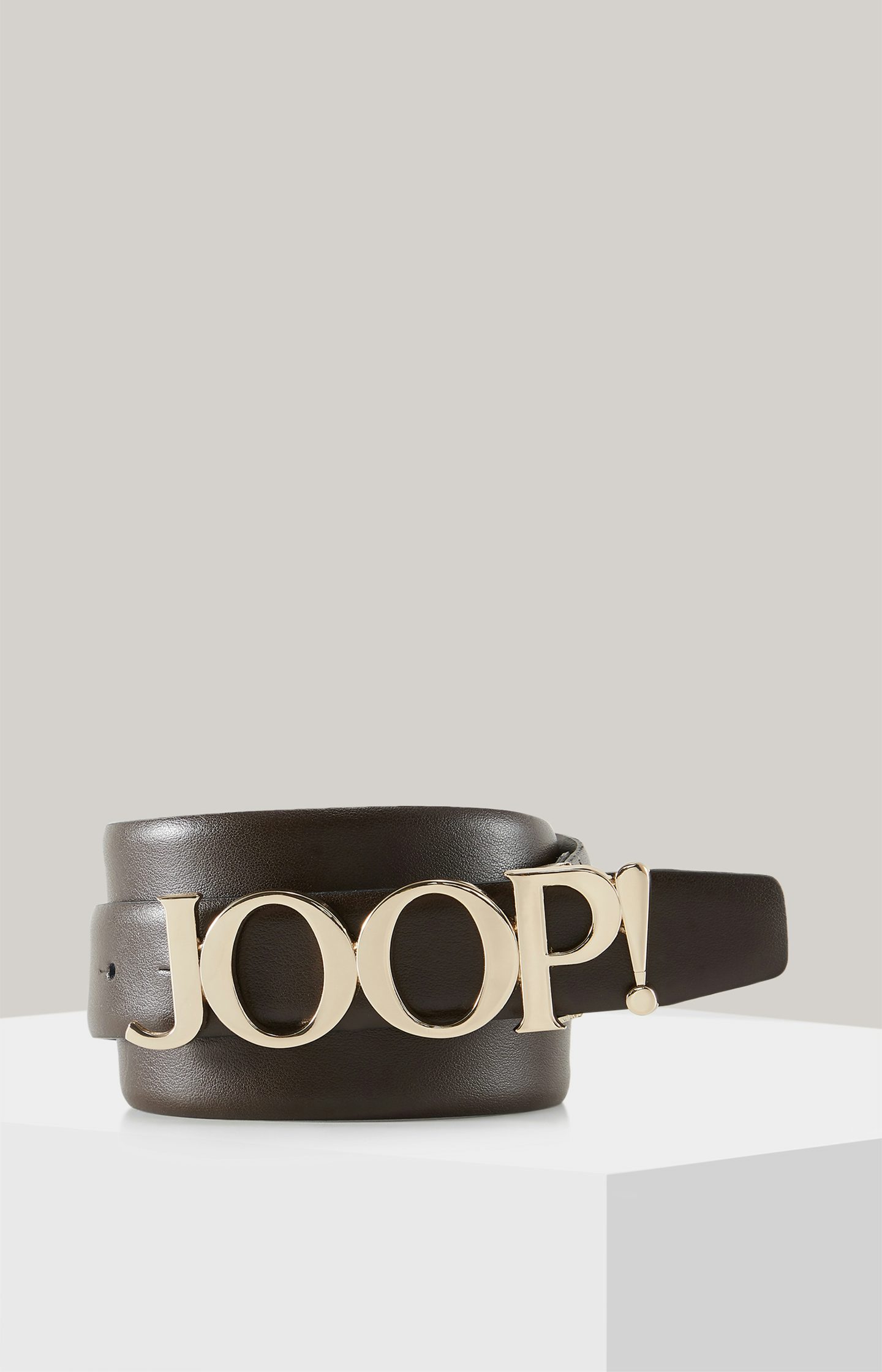 Ledergürtel in Dunkelbraun