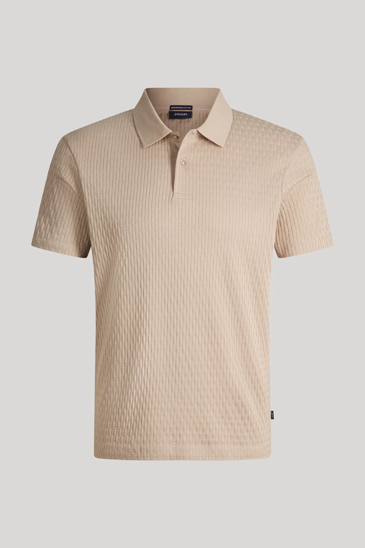 Poloshirt Jorge in Beige strukturiert