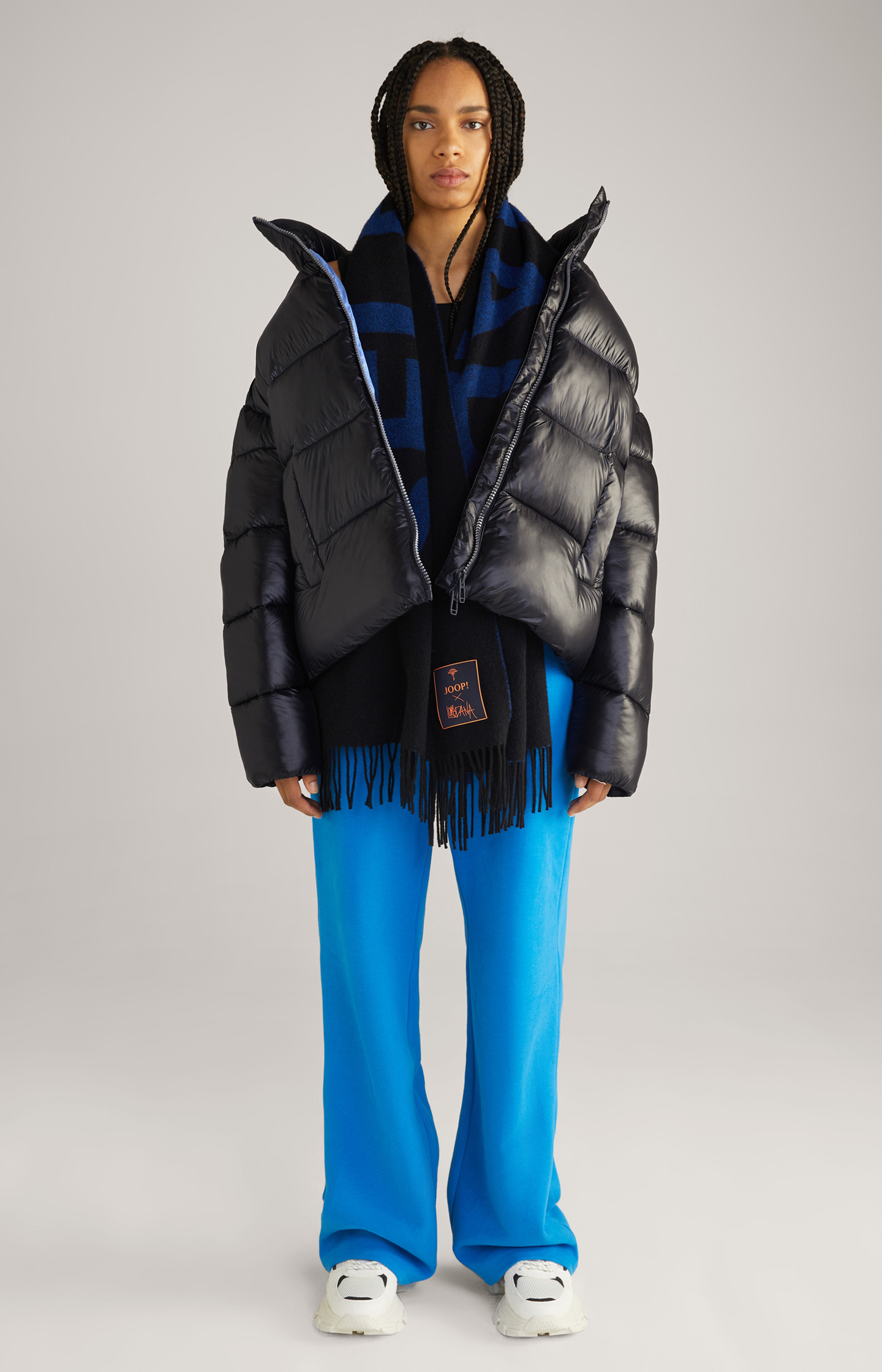 Unisex-Steppjacke in Schwarz