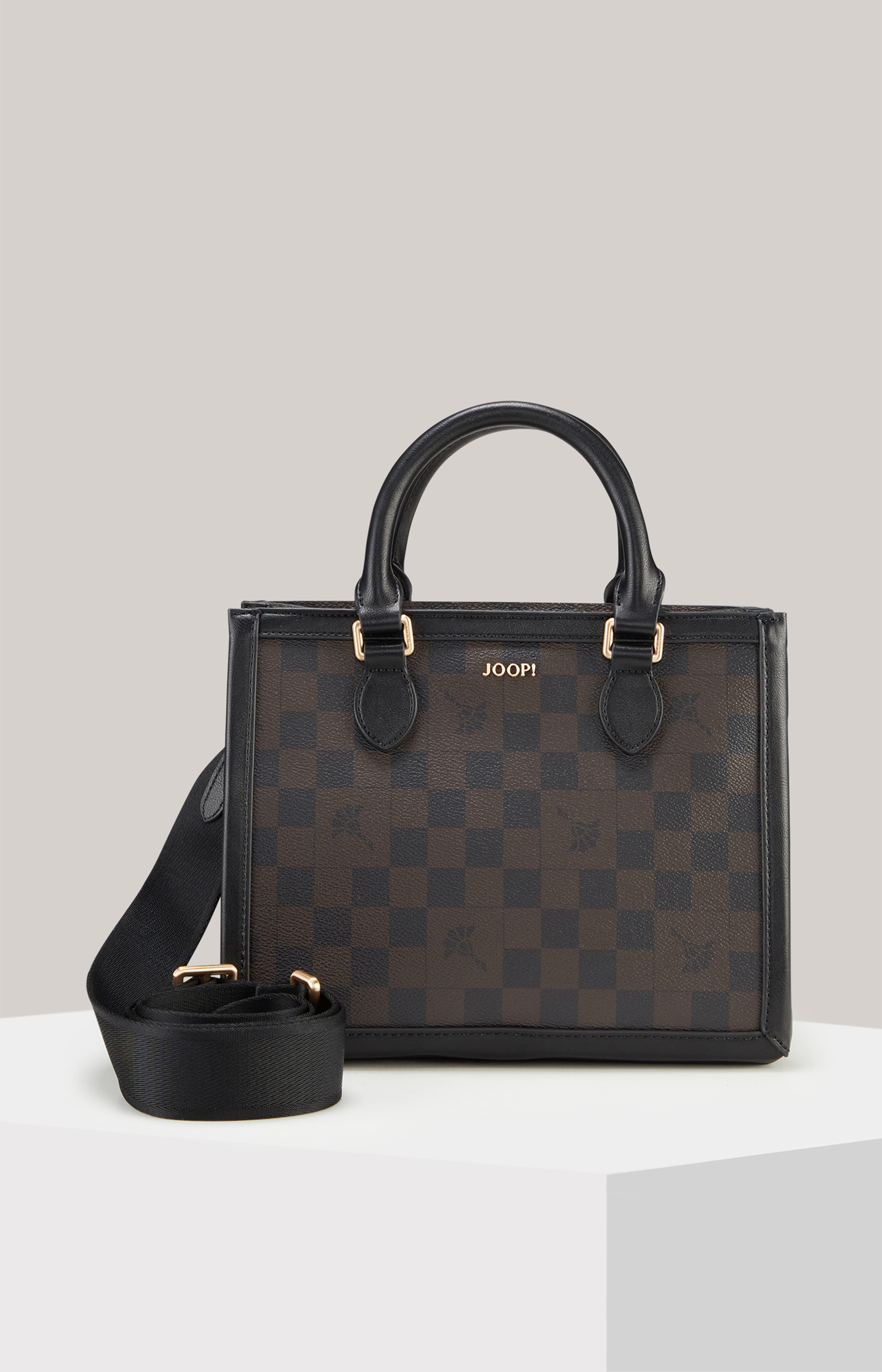 Handtasche Cortina Piazza Aurelia in Braun/Schwarz