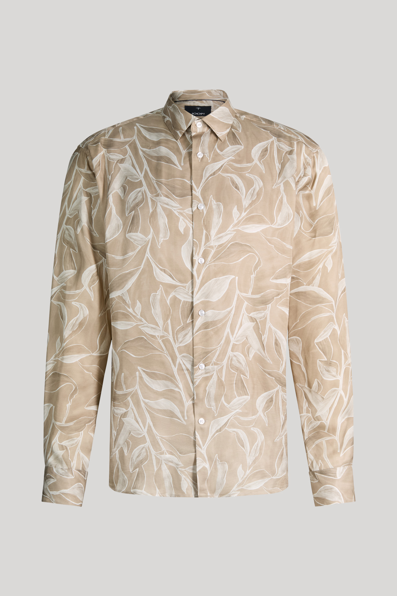 Hemd Matty in Beige gemustert