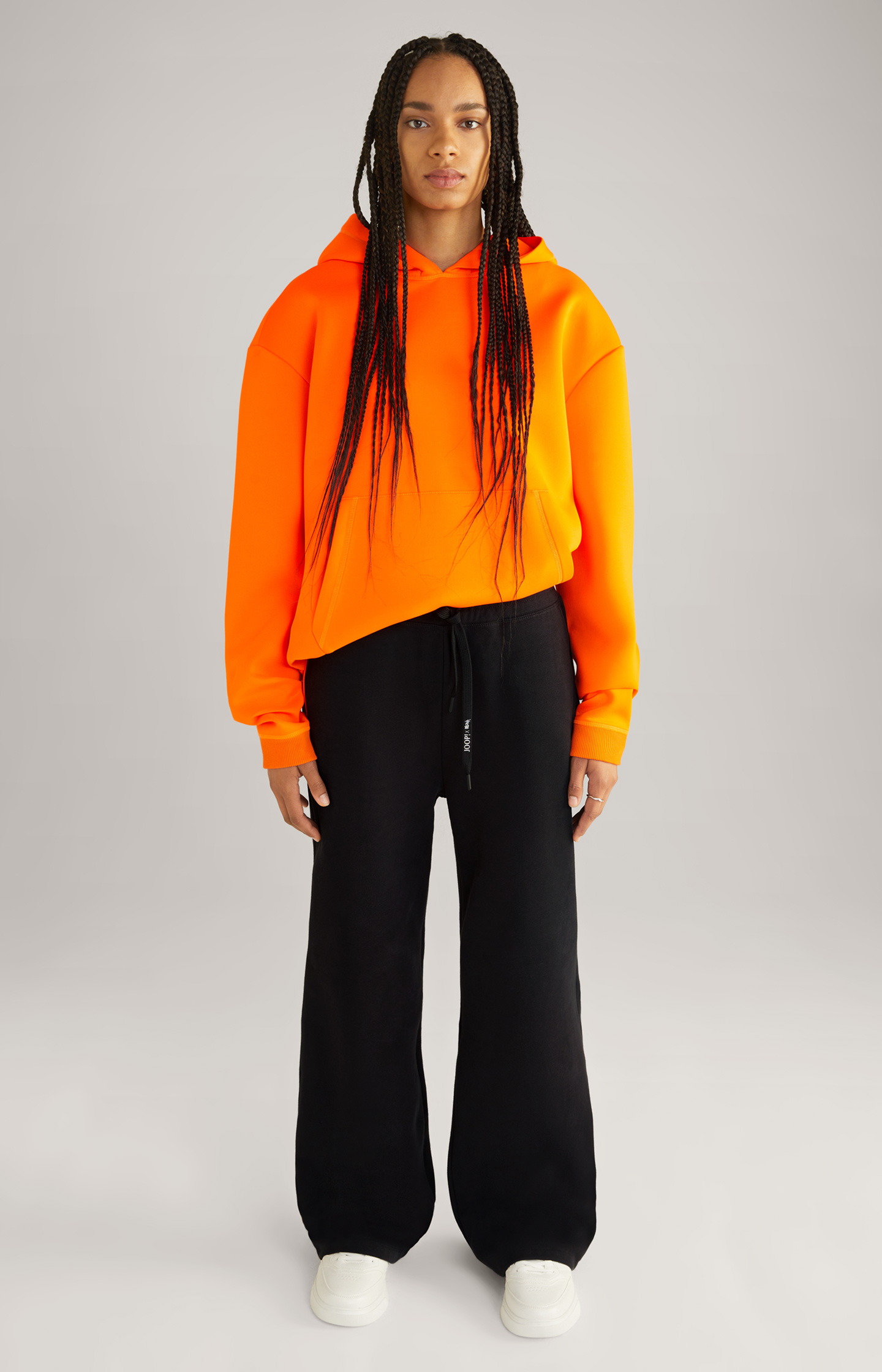 Unisex-Baumwoll-Joggpants in Schwarz