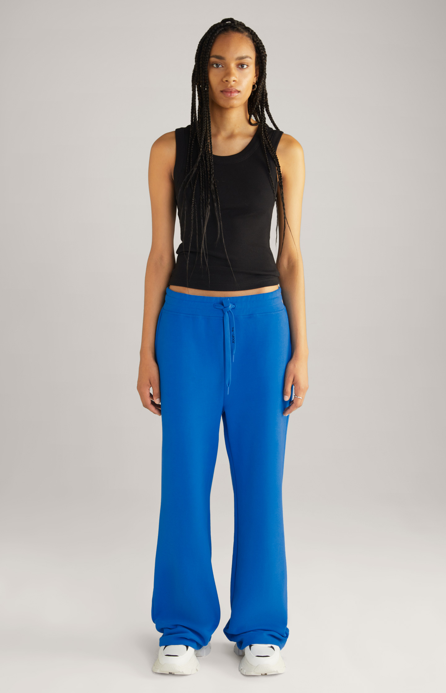 Unisex-Baumwoll-Joggpants in Blau