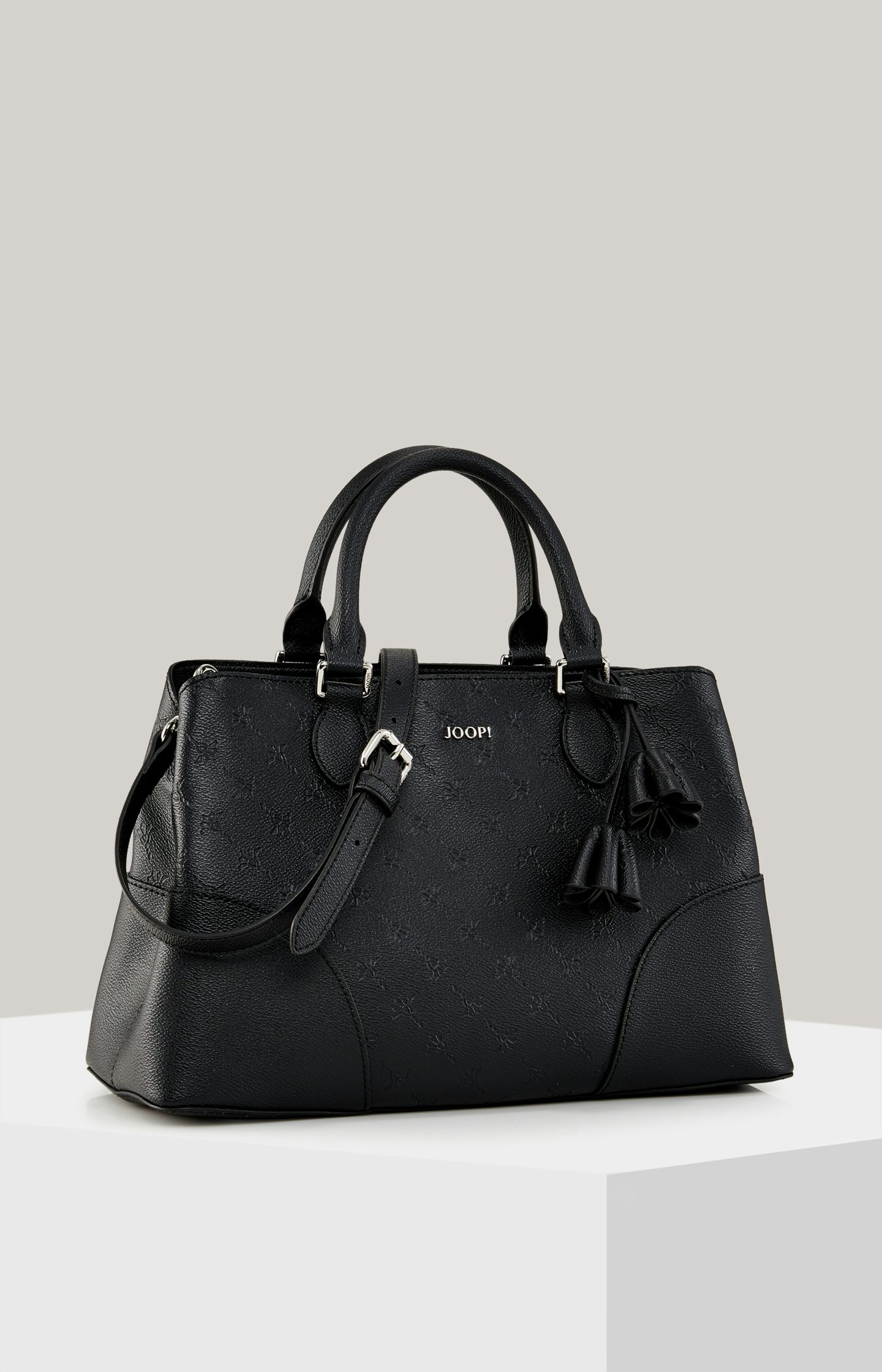 Handtasche Cortina Stampa Emery in Schwarz