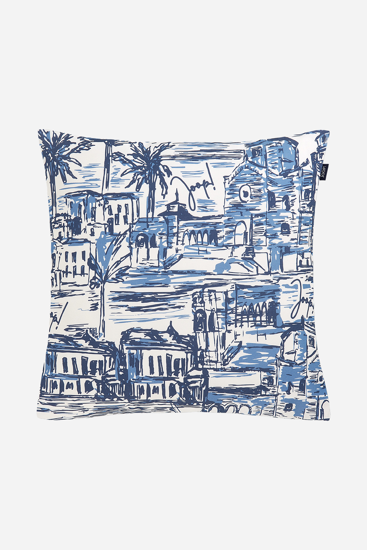 Polsterkissen JOOP! FABRICS OUTDOOR DESTINATION in Navy, 40 x 40 cm