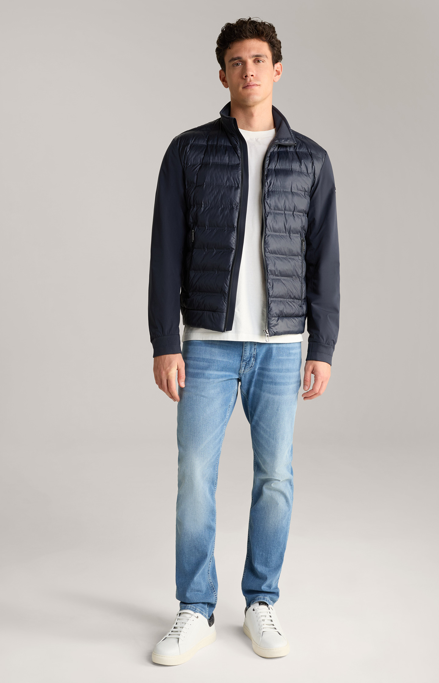 Steppjacke Boros in Navy