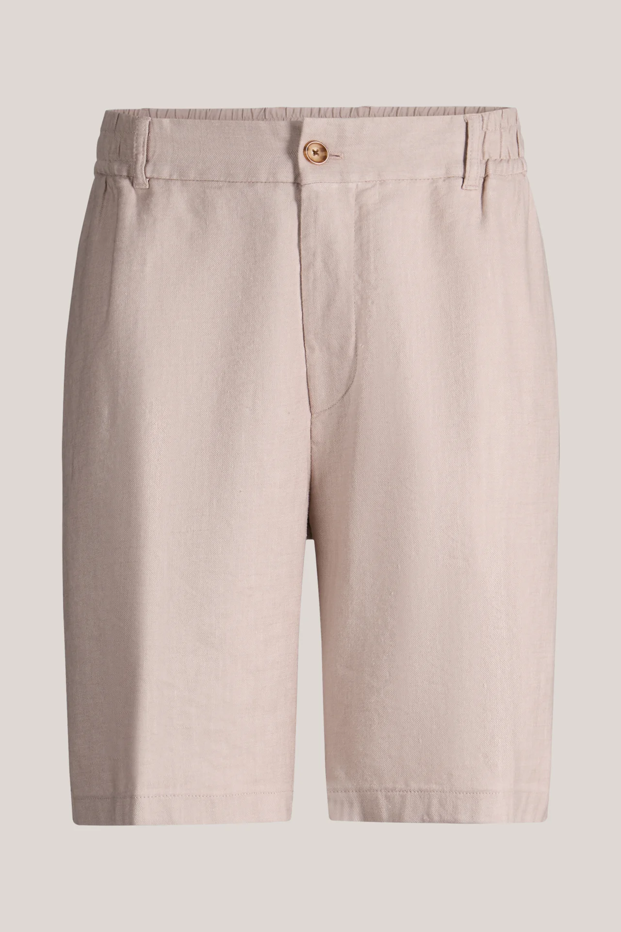 Leinenstretch-Shorts Sergino in Beige