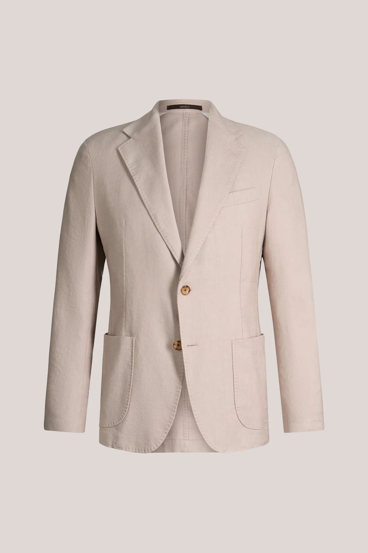 Leinenstretch-Baukasten-Sakko Giro in Beige