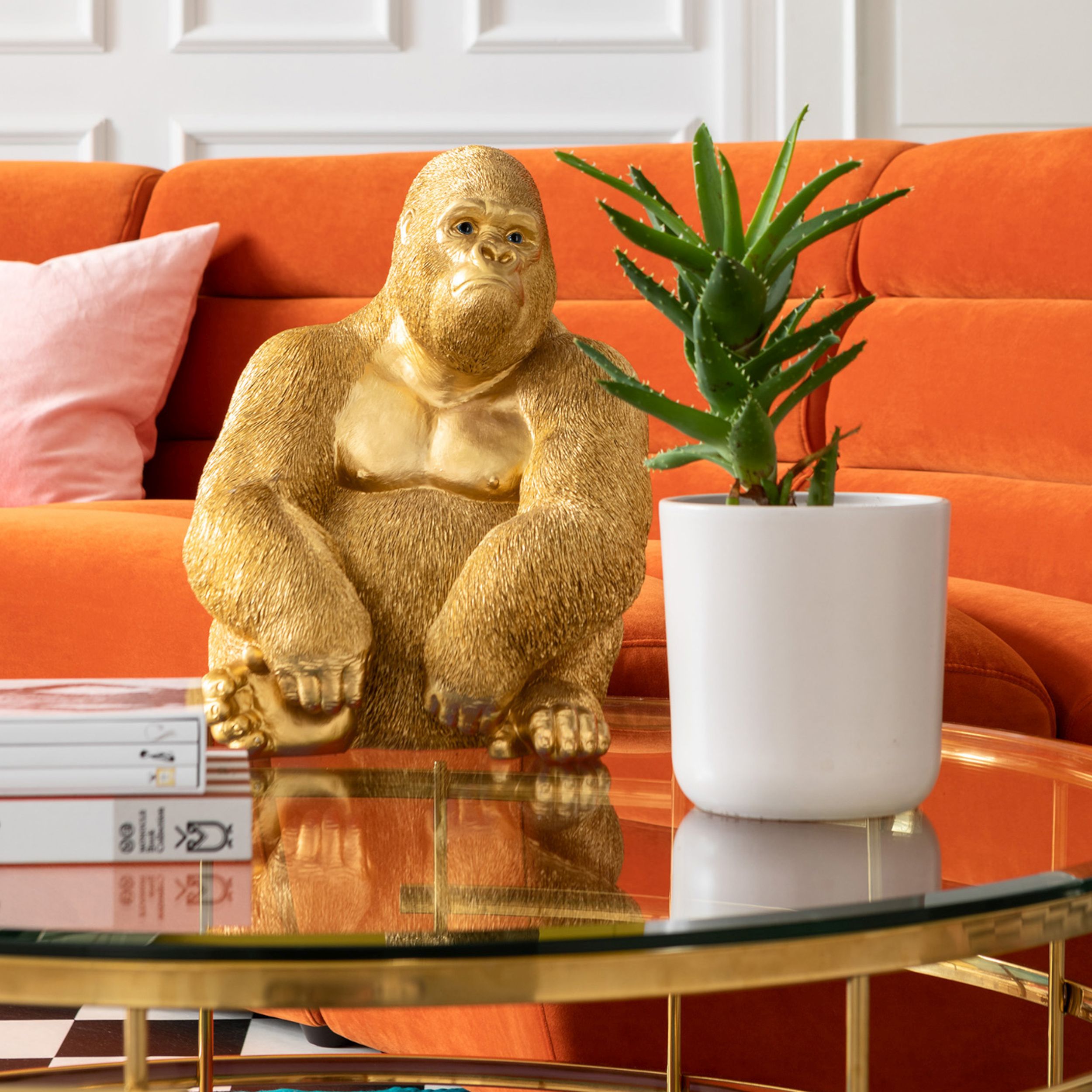 Dekofigur Gorilla Side