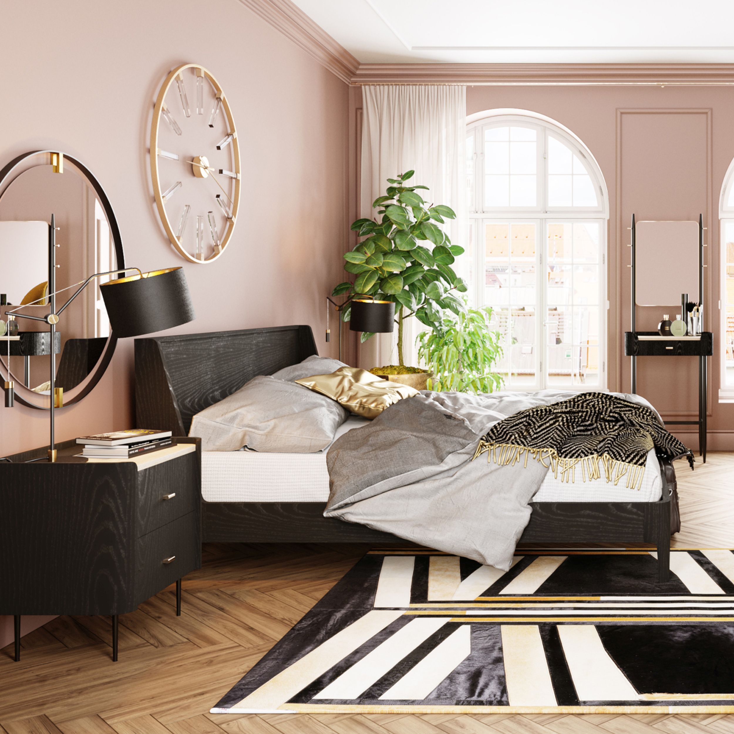 Wanduhr Visible Sticks