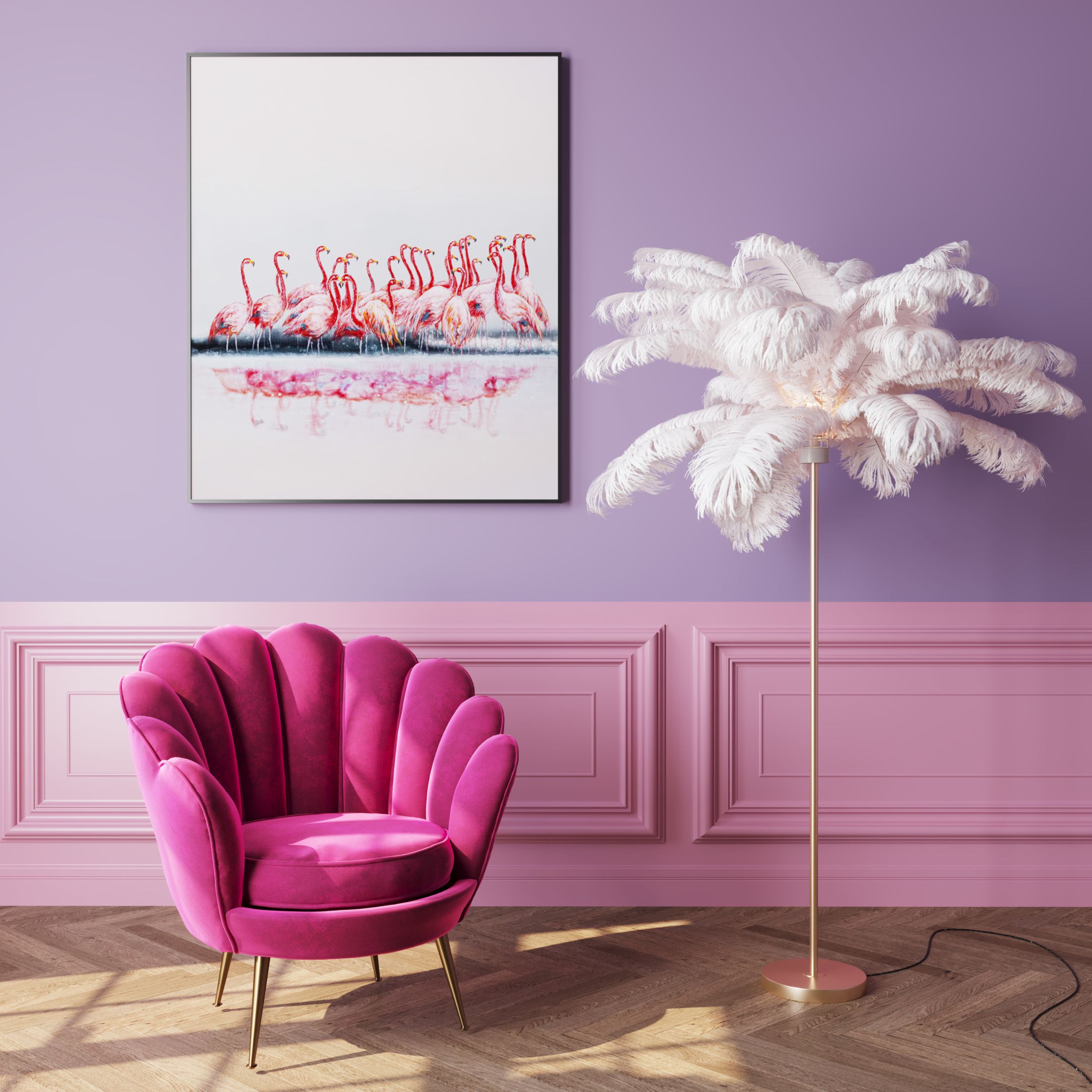 Stehleuchte Feather Palm