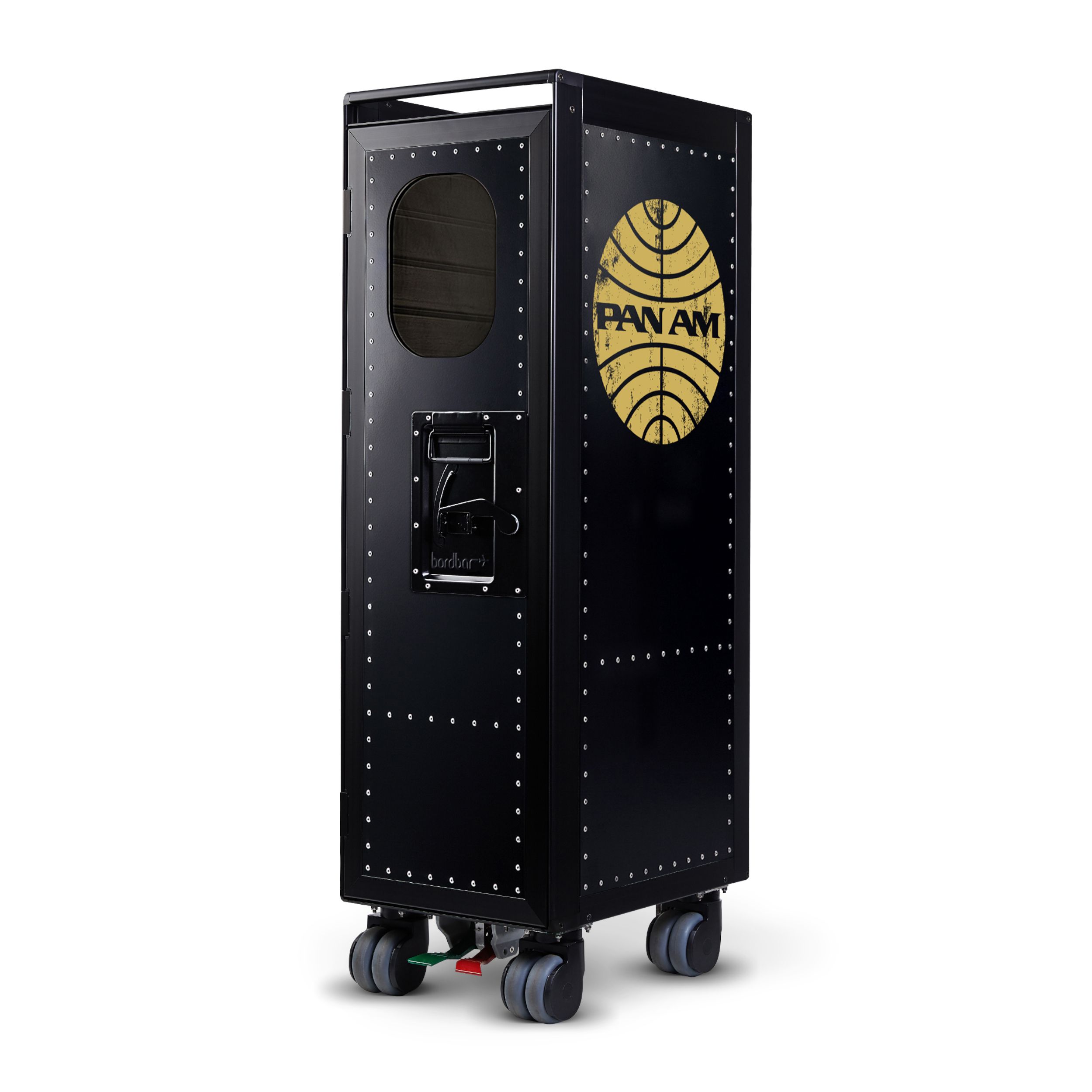 Flugzeugtrolley Rivet Rocker Black