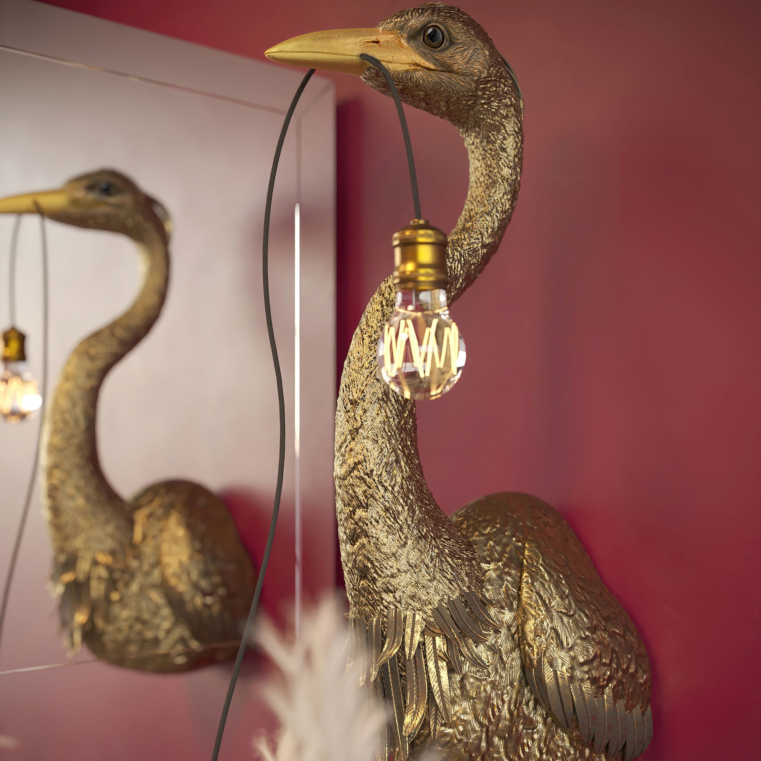 Wandleuchte Animal Heron