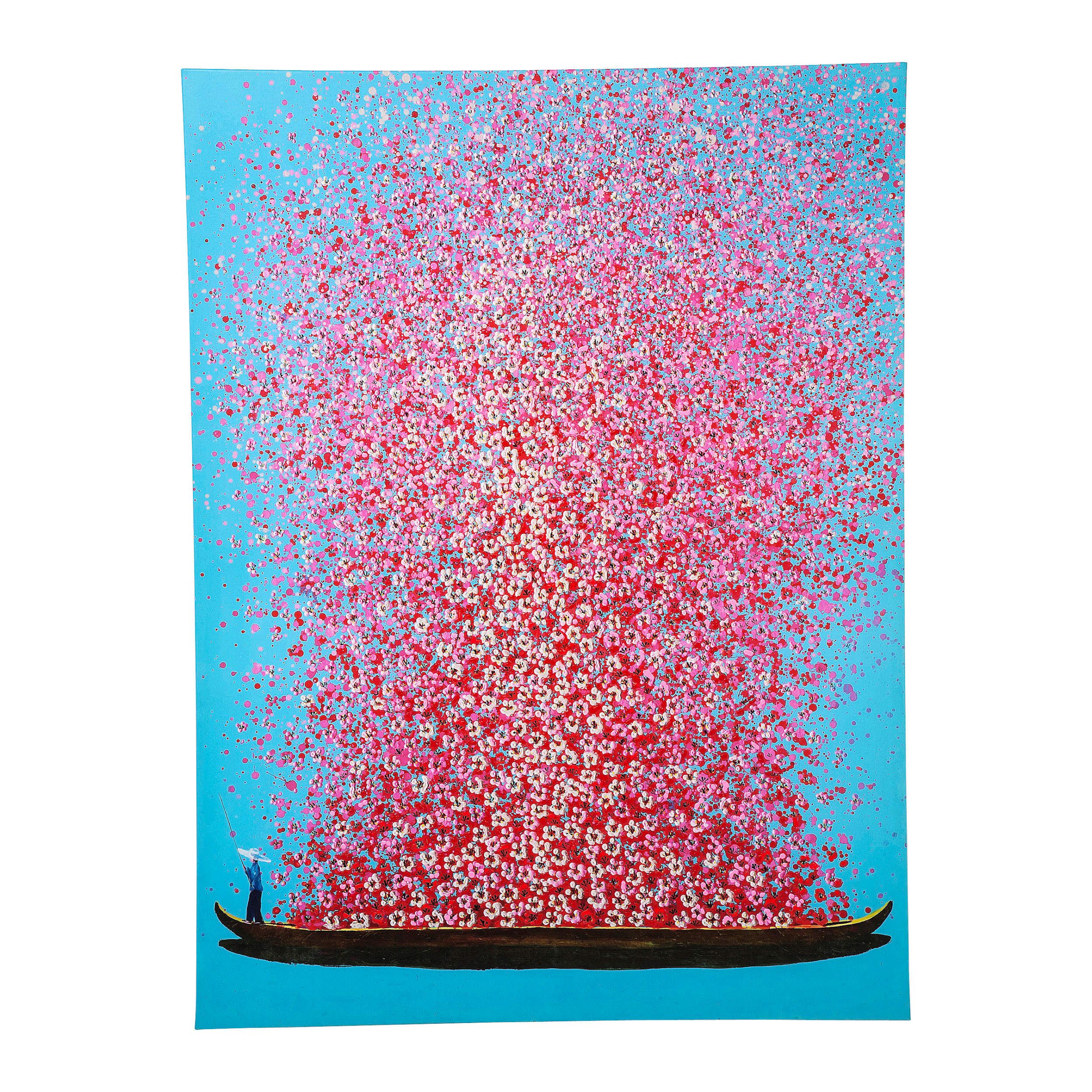 Leinwandbild Touched Flower Boat