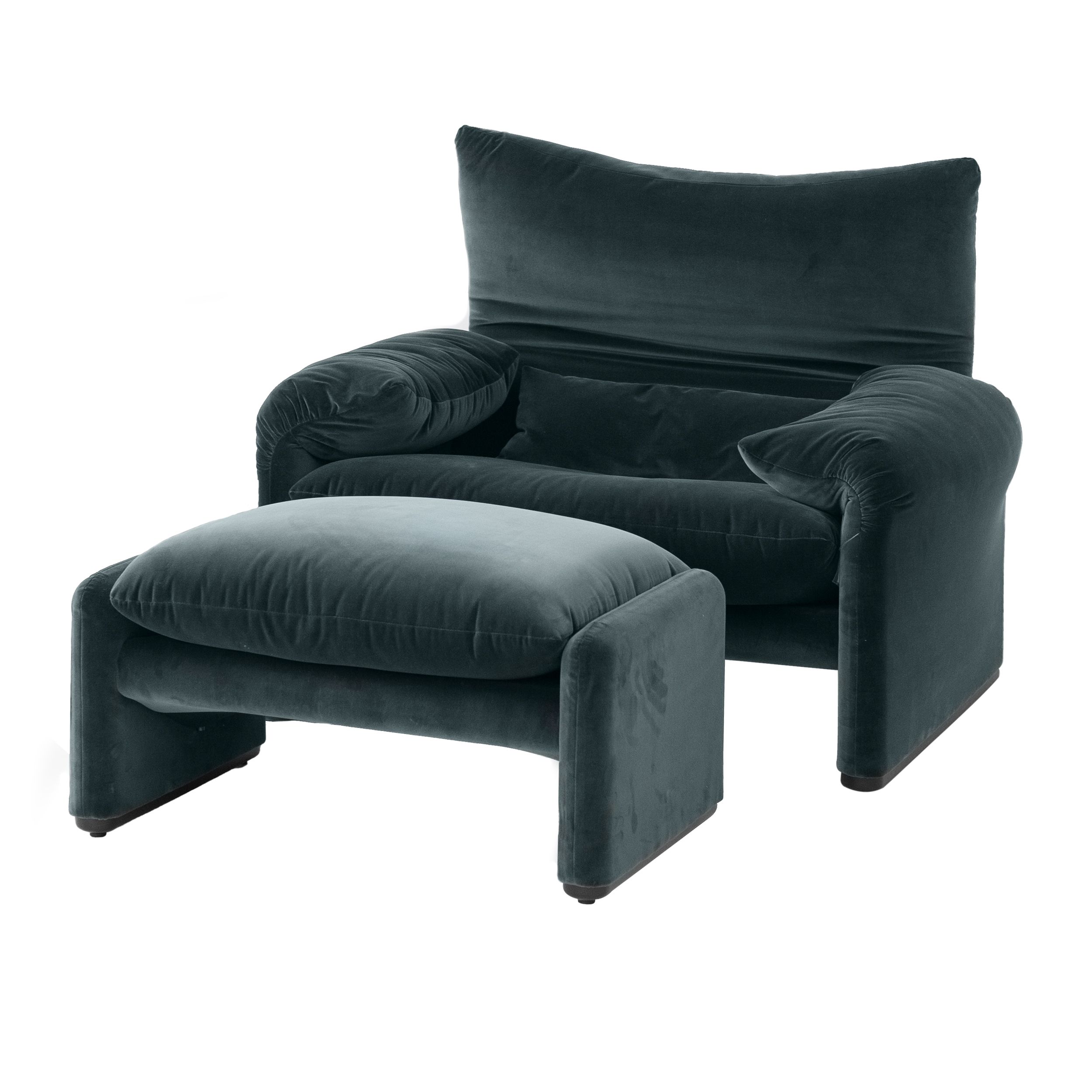 Sessel + Hocker Maralunga Maxi 