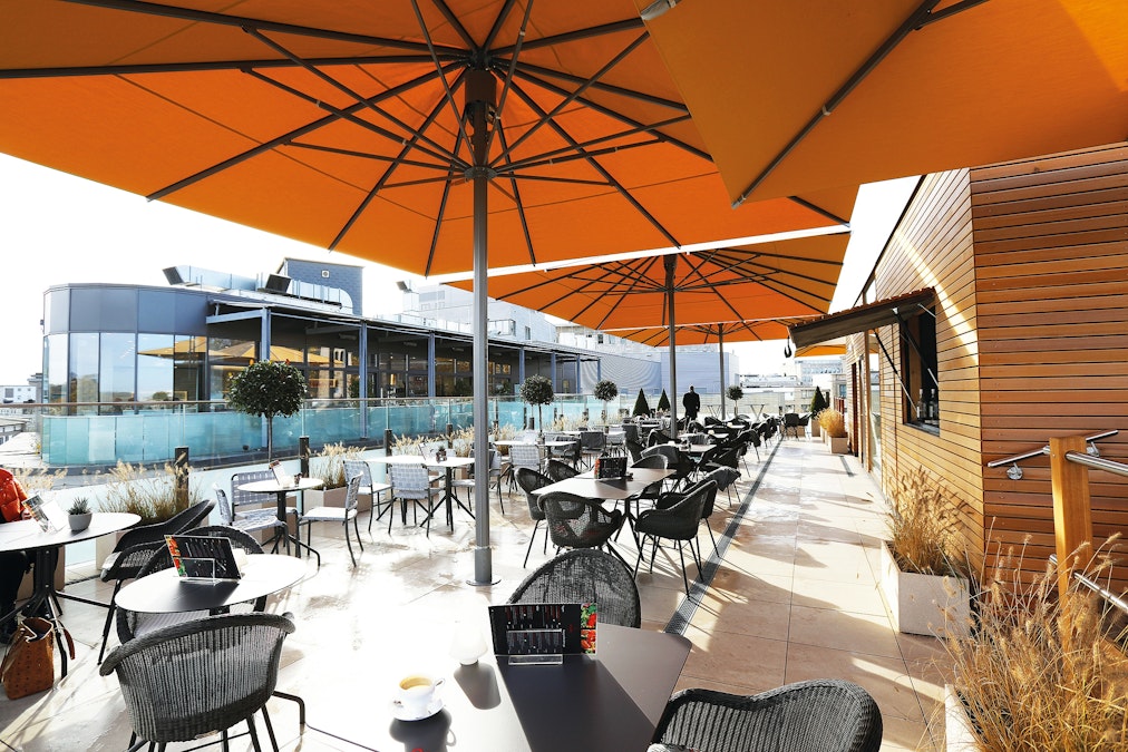 Dachterrasse geöffnet