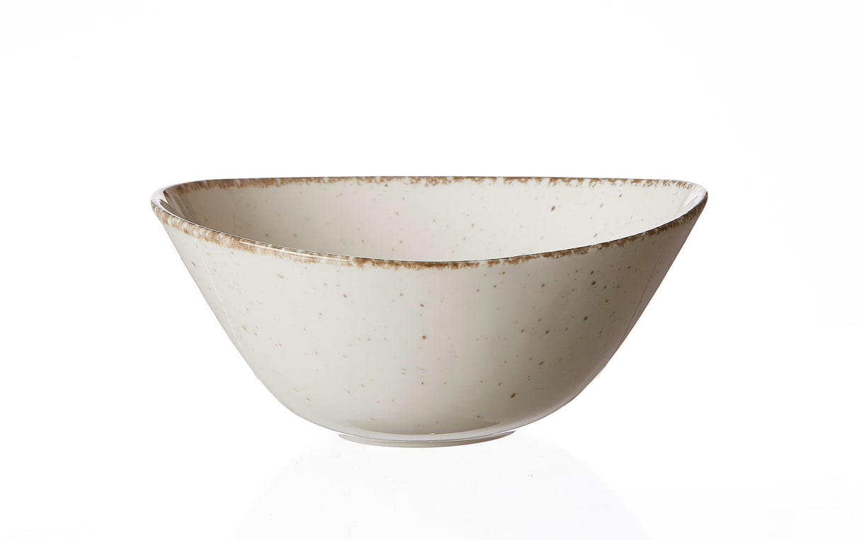 Schale Casa, creme, oval, 19 cm
