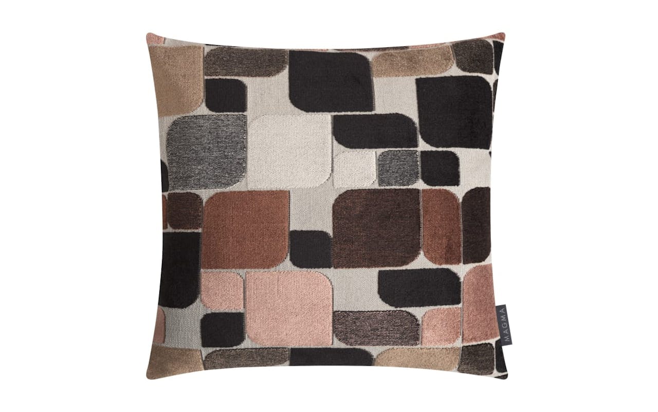 Kissenhülle Okiro, schwarz/beige