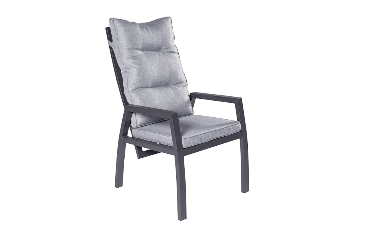 Garten-Positionsstuhl Bondino, anthrazit/grau