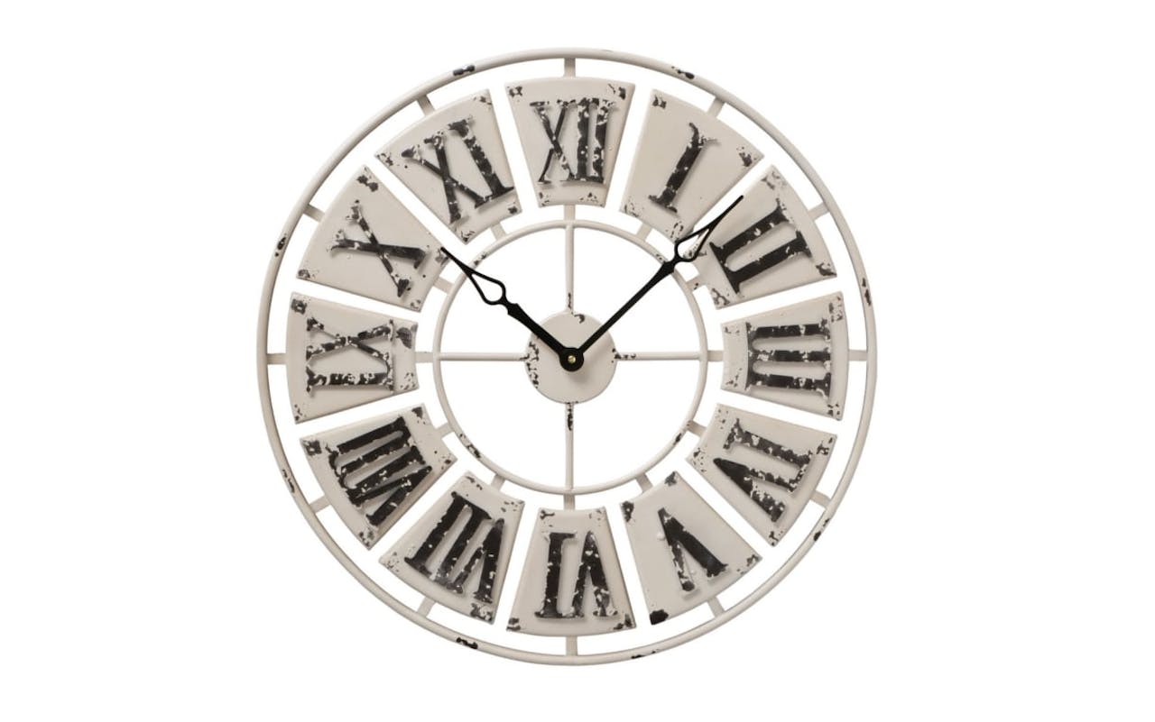 Wanduhr Orinoco, weiß/schwarz, 60 cm