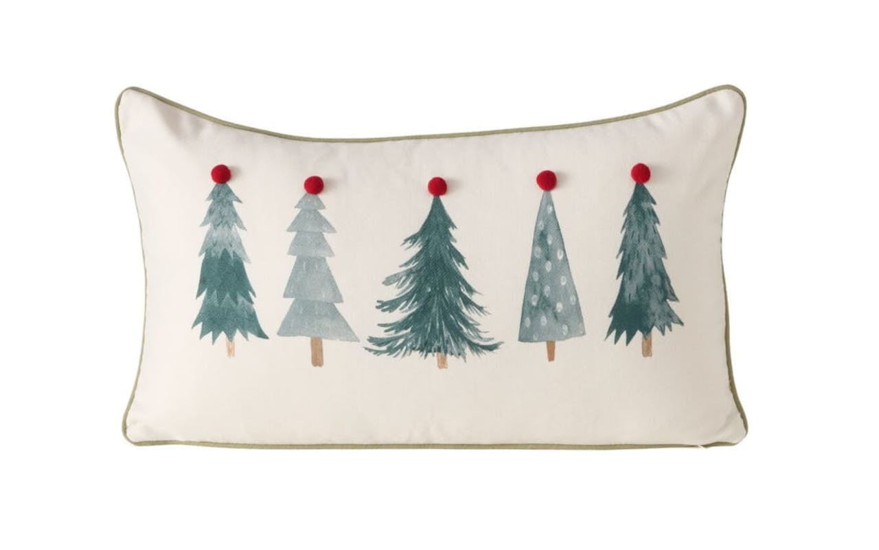 Kissen Carol, beige/grün, 50 x 30 cm