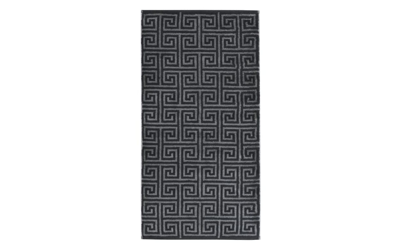 Handtuch Noblesse Elegance Allover, schwarz, 50 x 100 cm