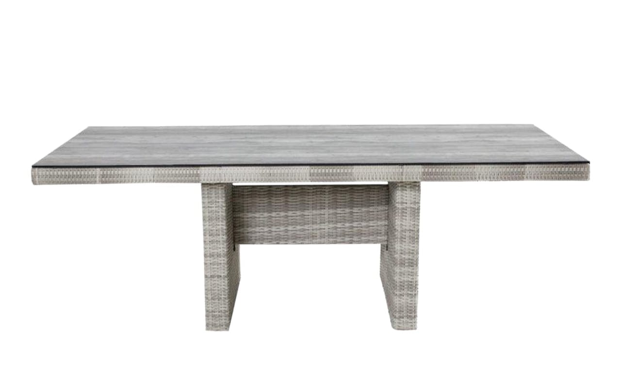 Garten-Wangentisch Nizza in white-grey