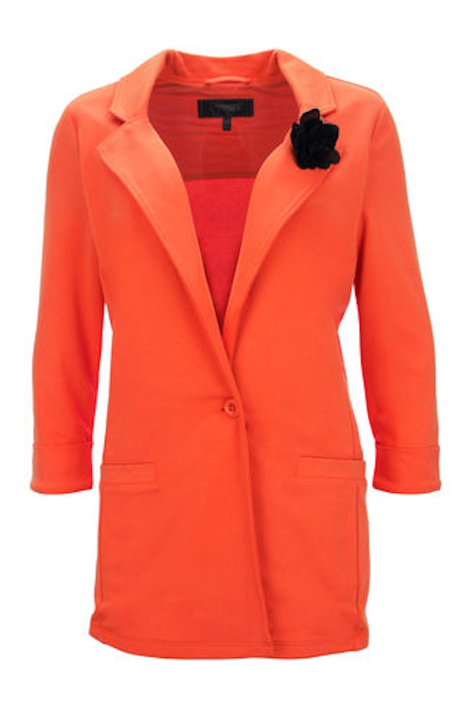 Longblazer mit Brosche
