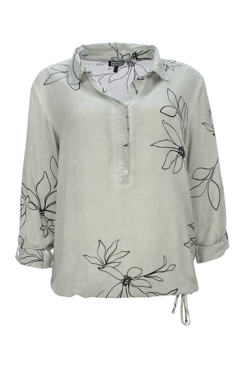 Blumen Vintage Bluse